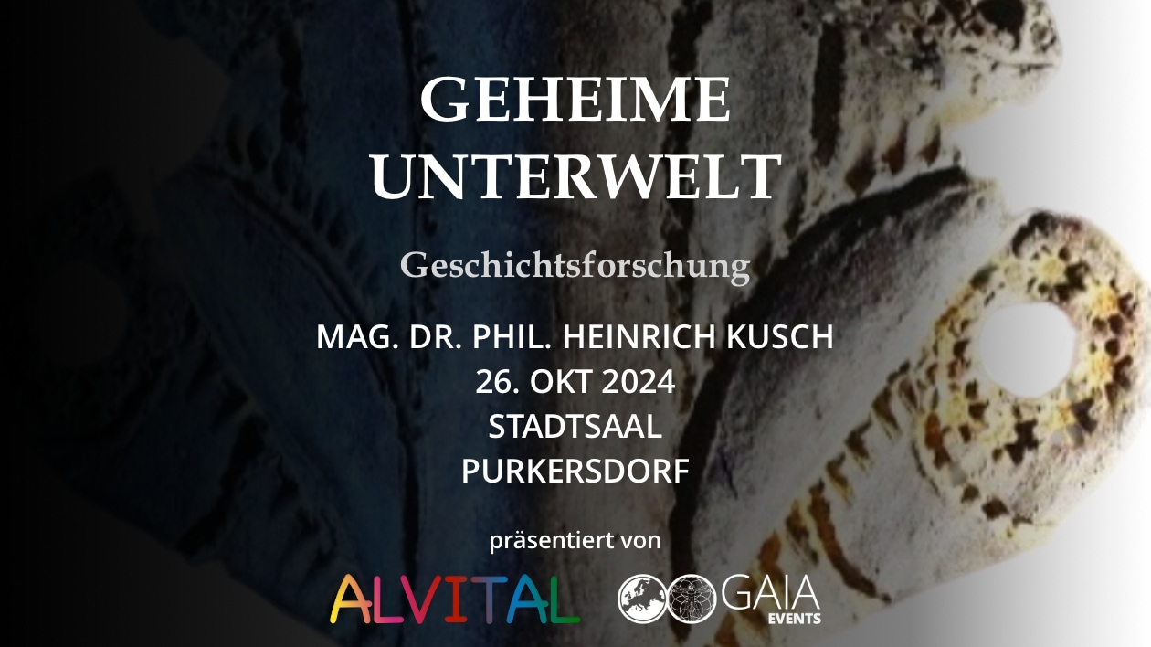 Geheime Unterwelt Mag. Dr H. Kusch Stadtsaal Purkersdorf