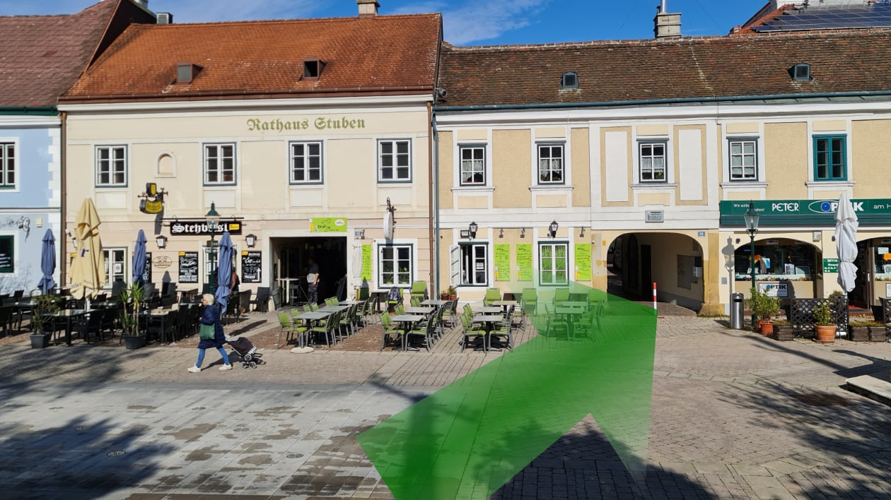 Stadtsaal Purkersdorf - Durchgang ab Hauptplatz